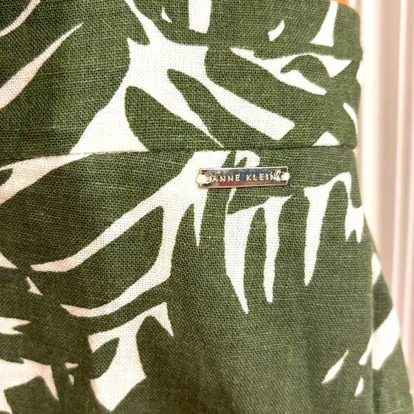 ANNE KLEIN palazzo linen pants - Picture 2 of 7